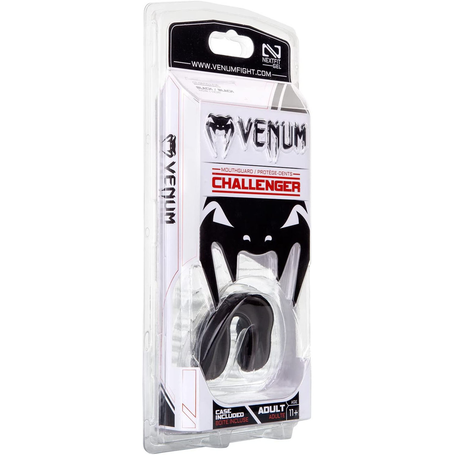 Venum Challenger Mouthguard - Black-Black