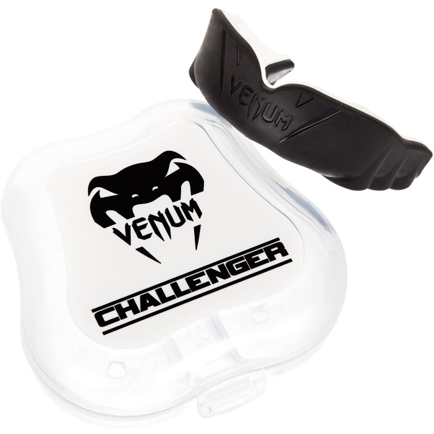 Venum Challenger Mouthguard - Black-White