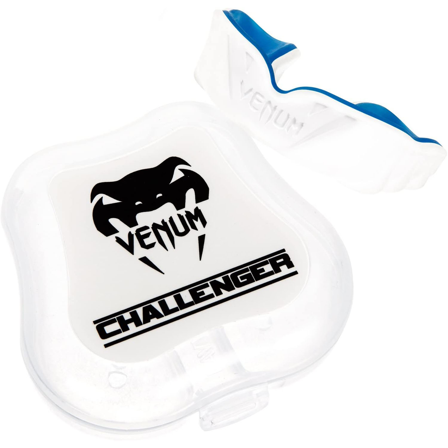 Venum Challenger Mouthguard - White-Blue