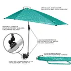 SKLZ Versa - Brella SPF 50+ Adjustable Umbrella with Universal Clamp - Turquoise