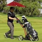 SKLZ Versa - Brella SPF 50+ Adjustable Umbrella with Universal Clamp - Firebrick Red