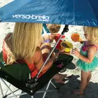 SKLZ Versa - Brella SPF 50+ Adjustable Umbrella with Universal Clamp - Midnight Blue