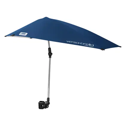 SKLZ Versa - Brella SPF 50+ Adjustable Umbrella with Universal Clamp - Midnight Blue