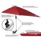 سكلز  مظلة Versa Brella مقاس XL قابلة للتعديل مع مشبك عالمي - Firebrick Red