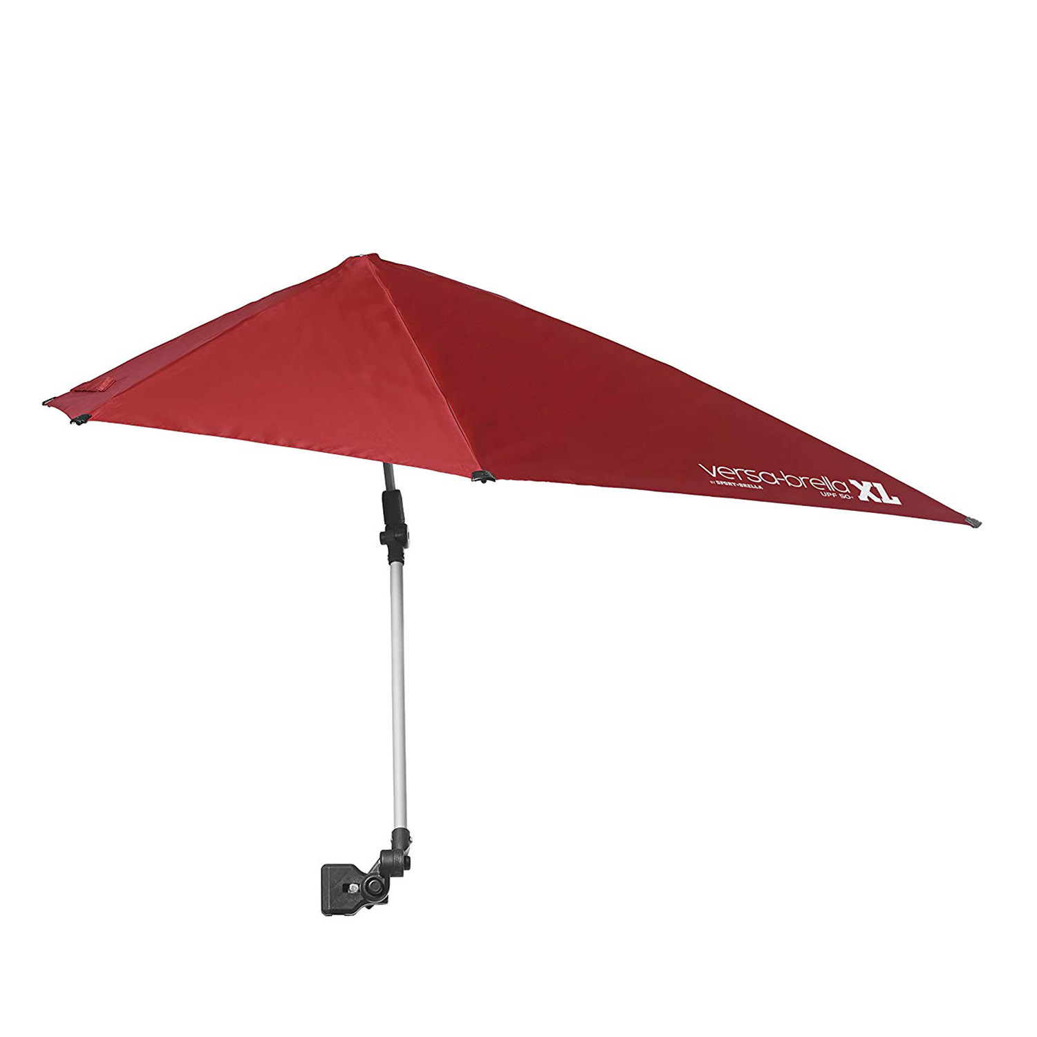 SKLZ Versa Brella XL Adjustable Umbrella with Universal Clamp - Firebrick Red