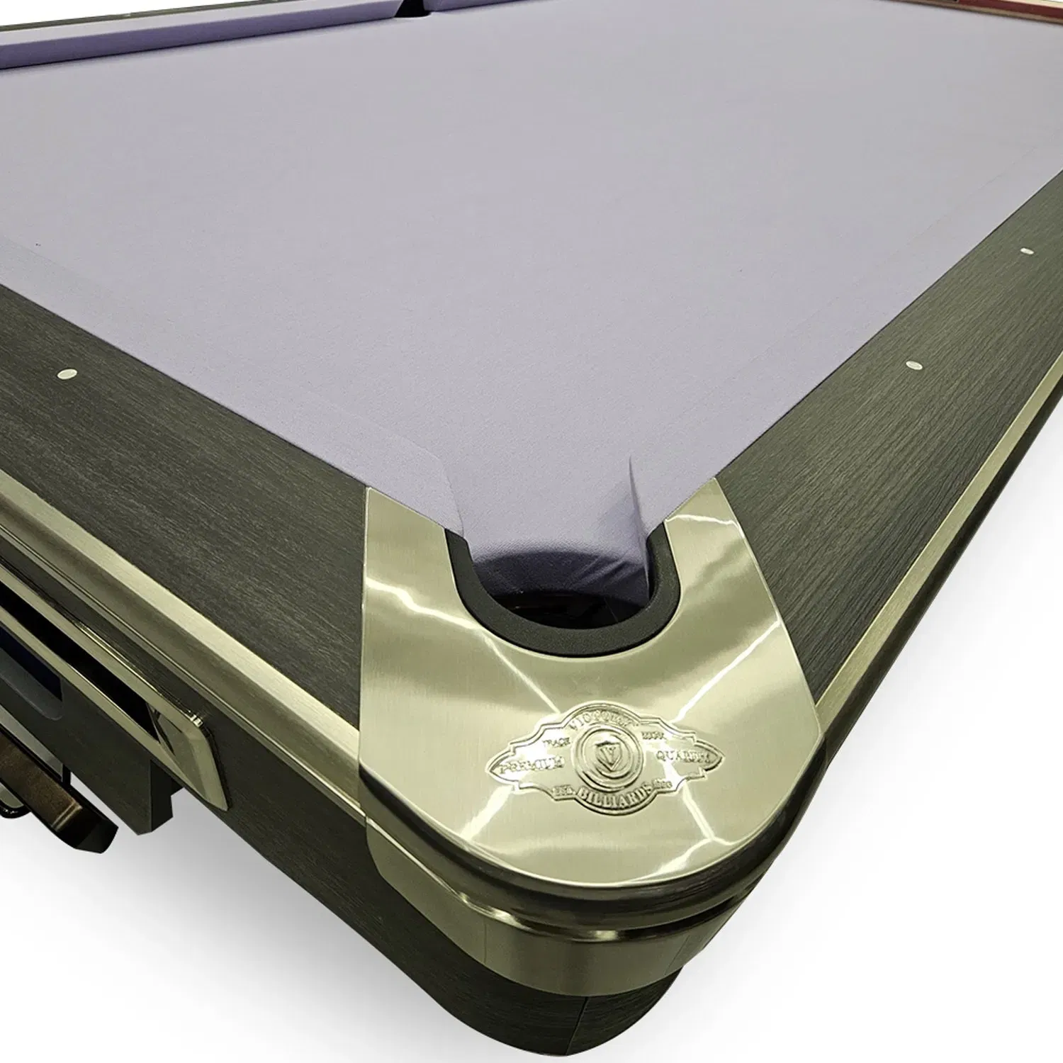 Victory Gold Crown 9ft Marble Top Pool Table With Ball Return System