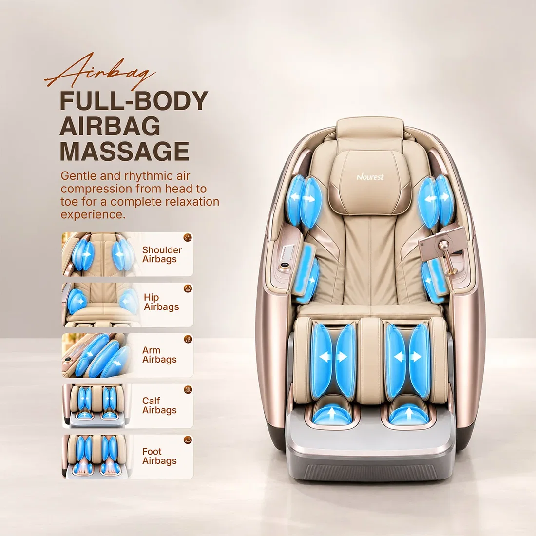 Nourest Vortex Full Body Air Massage