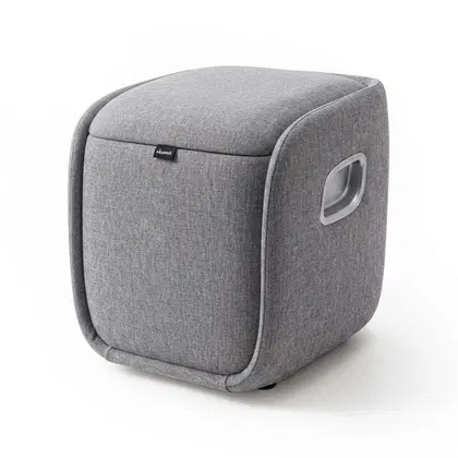 Nourest VibeX Foot & Calf Massager with Heat & Wireless Back Massager - Grey
