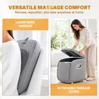 نوريست VibeX Foot & Calf Massager with Heat & Wireless Back Massager - Grey
