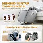 نوريست VibeX Foot & Calf Massager with Heat & Wireless Back Massager - Grey