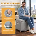 نوريست VibeX Foot & Calf Massager with Heat & Wireless Back Massager - Grey