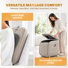 Nourest VibeX Foot & Calf Massager with Heat & Wireless Back Massager - Beige