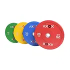Axox Colored Bumper Plate - 15 Kg