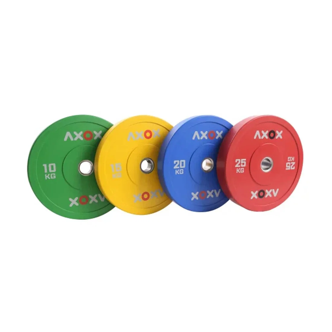 Axox Colored Bumper Plate - 25 Kg