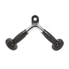 Axox Solid Tricep Press Down Bar with TPR Grips