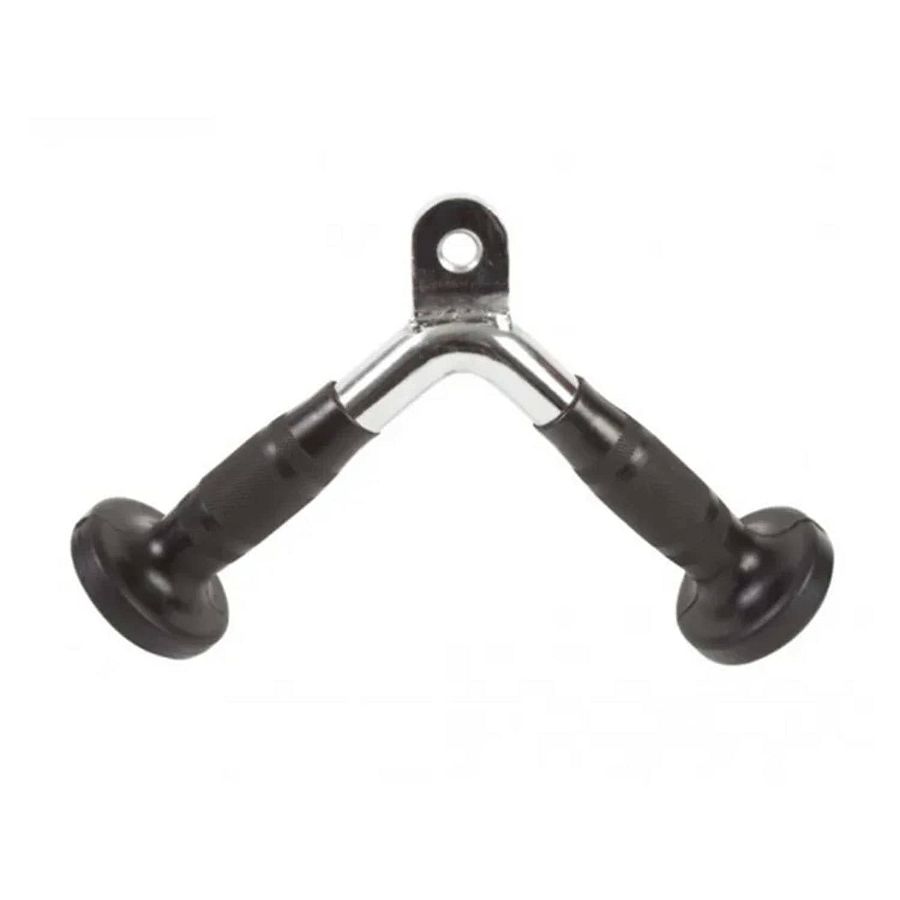 Axox Solid Tricep Press Down Bar with TPR Grips