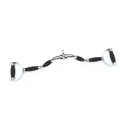 Axox Revolving 36 Inch Solid Super Lat Bar With Grips