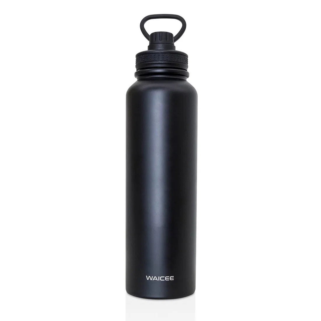 WAICEE Stoutt Stainless Steel & Vacuum Insulated Water Bottle - Black - 1500ml