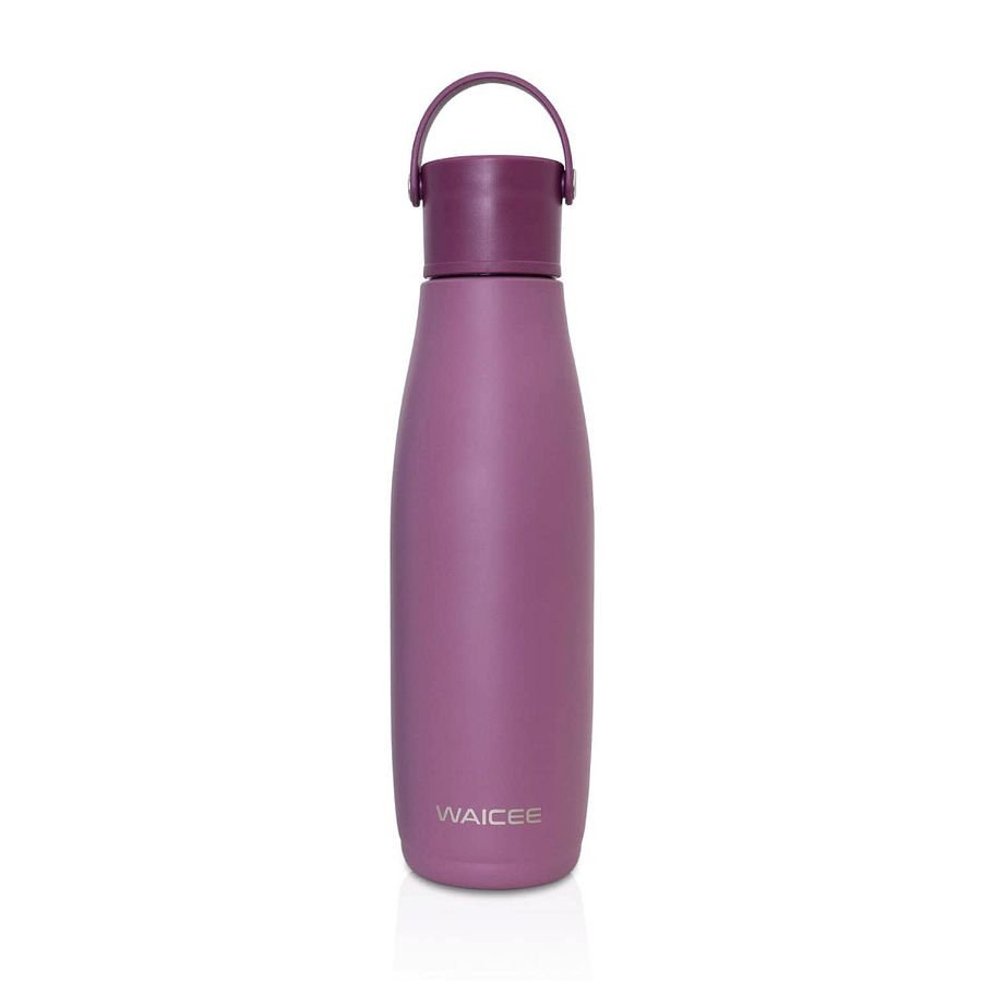 WAICEE The Veronica Water Bottle - Stainless Steel & Vacuum Insulated --Brown-480ml