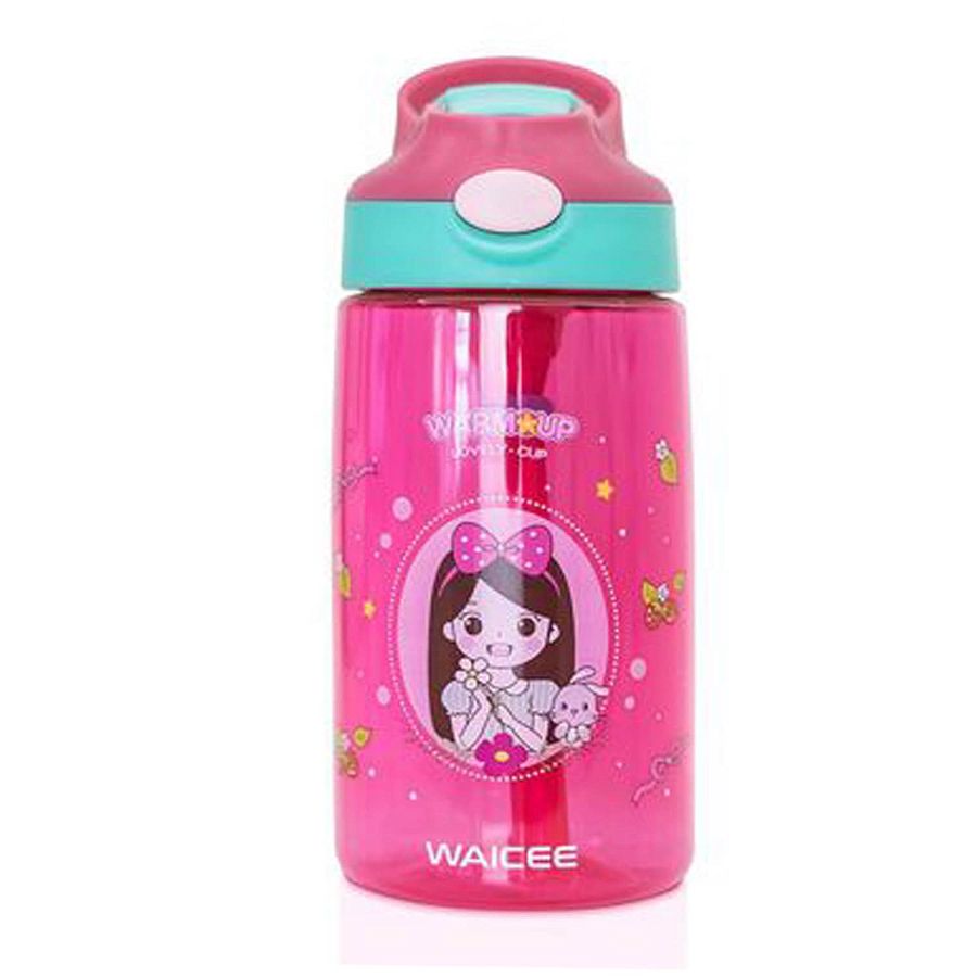 WAICEE Kids Water Bottle-Pink-500 ml