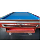 Wiraka 9Ft Poison Tournament Billiard Table/ Black and Mahogany