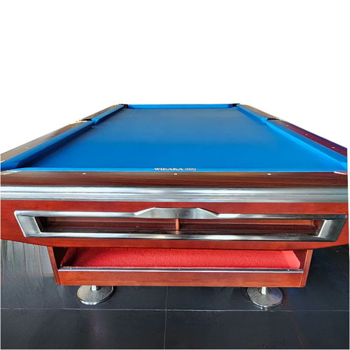 Wiraka 9Ft Poison Tournament Billiard Table/ Black and Mahogany