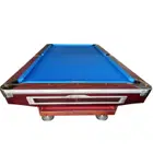 Wiraka 9Ft Poison Tournament Billiard Table/ Black and Mahogany