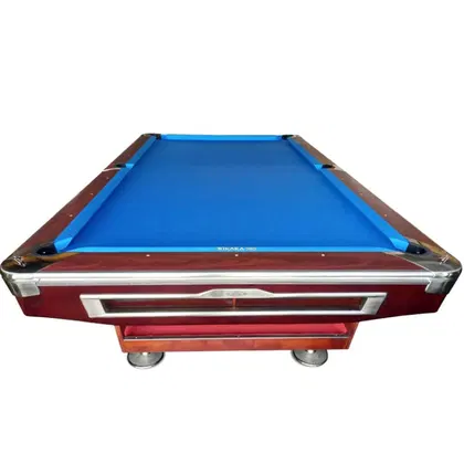 Wiraka 9Ft Poison Tournament Billiard Table/ Black and Mahogany