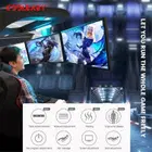 إنجريم محطة عمل للألعاب مع 3 شاشات كرسي كهربائي قابل للاستلقاء - Black
