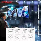 Ingrem Gaming Workstation with 3 Monitors Electrical Recline Chair - White