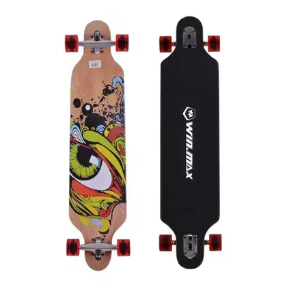 Win.Max Route E Long Skateboard 9 Ply Chinese Maple 41'' x 9.5'' - Style-2