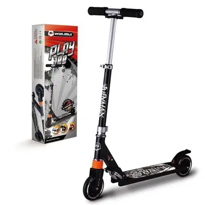 Win.Max Lambert Junior Folding Scooter With Hand Breaks - Black