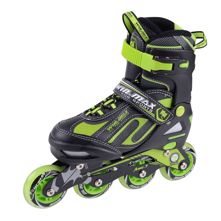 Winmax Joy Inline Skates-Green-Large (39-42)