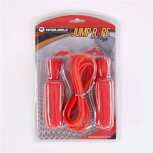 Winmax Motyl Weighted Rubber Jump Rope-Red