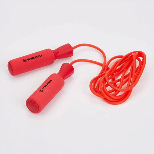 Winmax Motyl Weighted Rubber Jump Rope-Red
