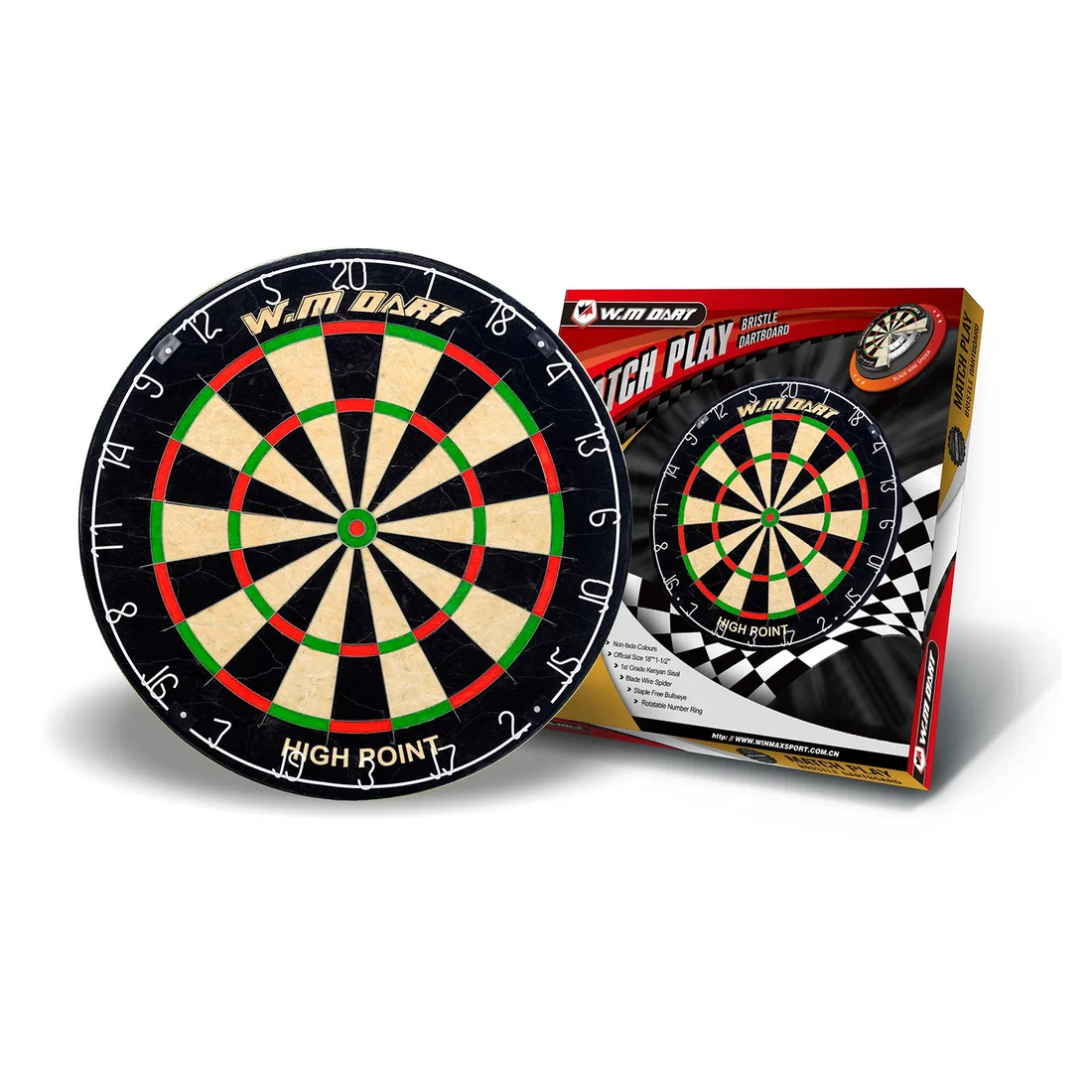 وينماكس لعبة Match Play Dartboard ذات الشعر الخشن