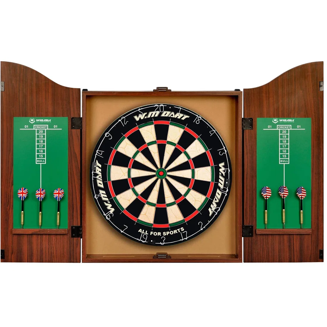 Win.Max Cabinet Dartboard Set - The Ships