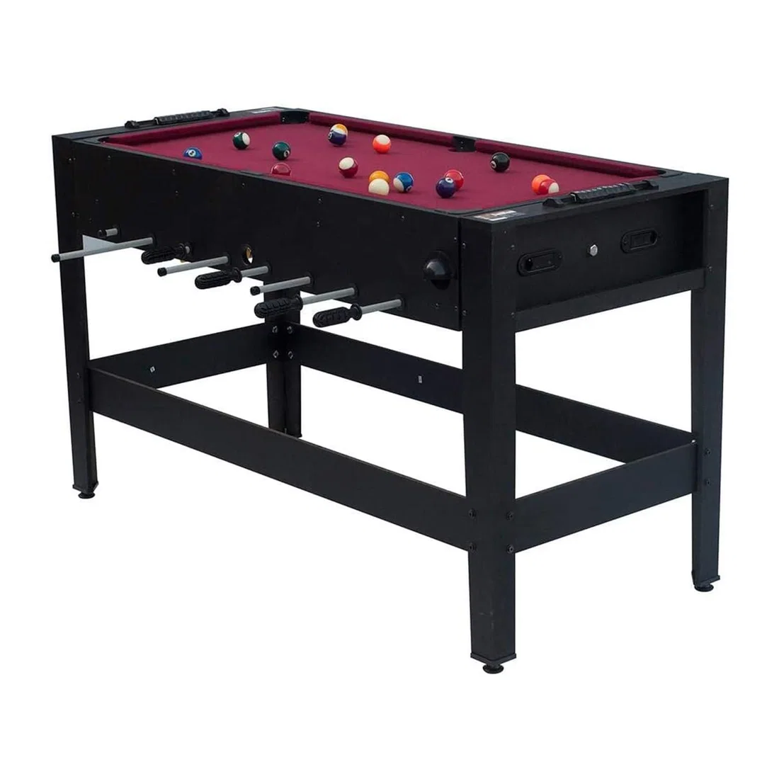 Win.Max Foosball And Pool Table (2 in 1) Multi Game