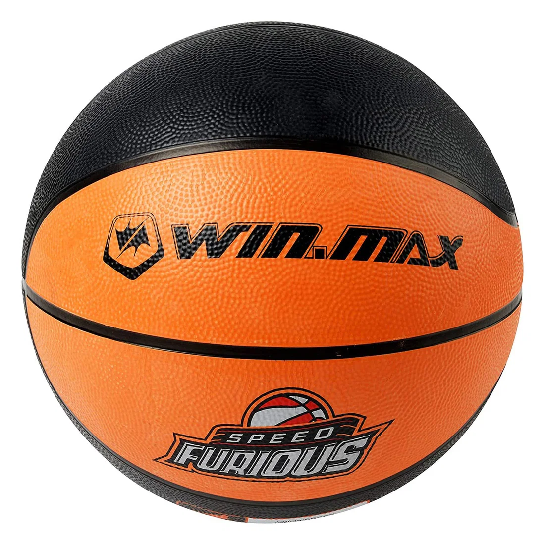 Win.Max Zone Rubber Basketball - Size 7