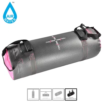 MaxxMMA 3ft Training & Fitness Heavy Bag - Black-Pink