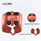 MaxxMMA Head Gear - Red - Large