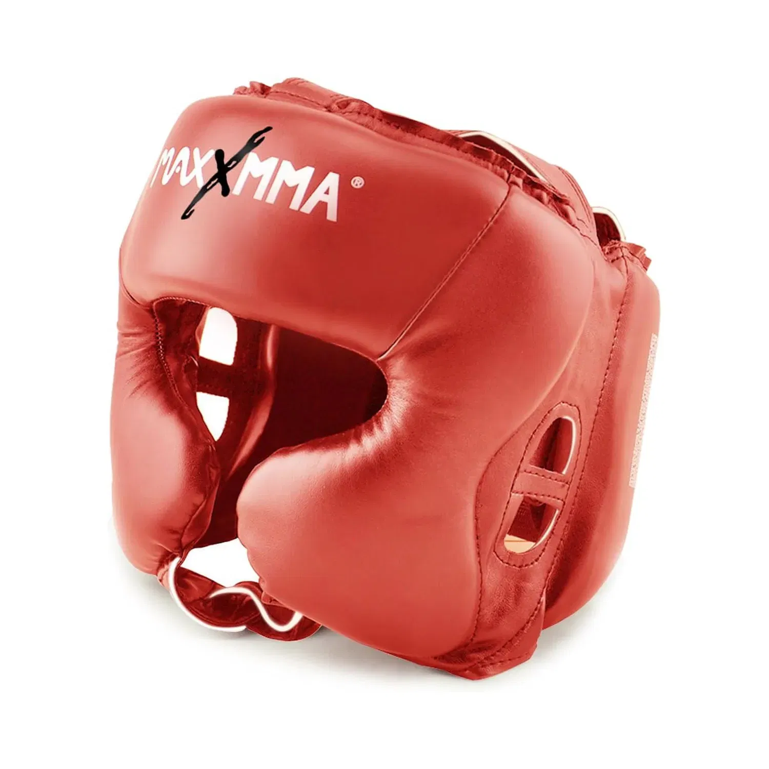 MaxxMMA Head Gear - Red - Large