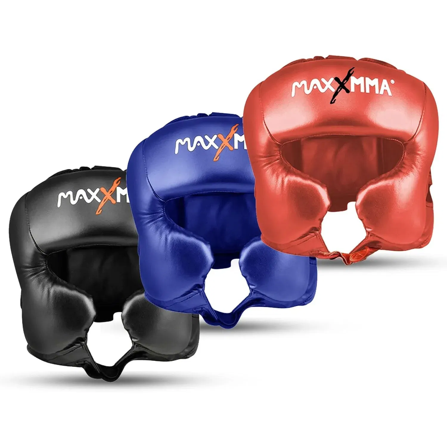 MaxxMMA Head Gear - Blue - Large