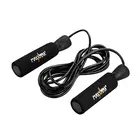 MaxxMMA Weighted Jump Rope Black