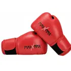 MaxxMMA Pro-Style Boxing Training Gloves - Red - 12oz