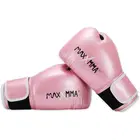 MaxxMMA قفازات تدريب ملاكمة بتصميم احترافي - Pink - 8oz