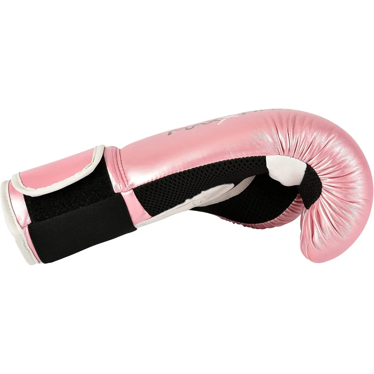 MaxxMMA Pro-Style Boxing Training Gloves - Pink - 8oz