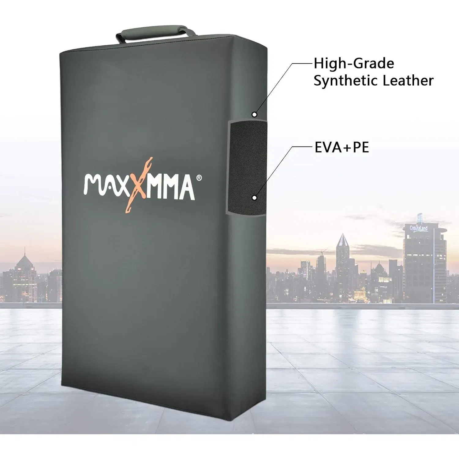 MaxxMMA Kick Shield Black