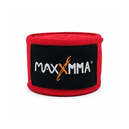 MaxxMMA Hand Wraps (100% cotton) - Red - 108"