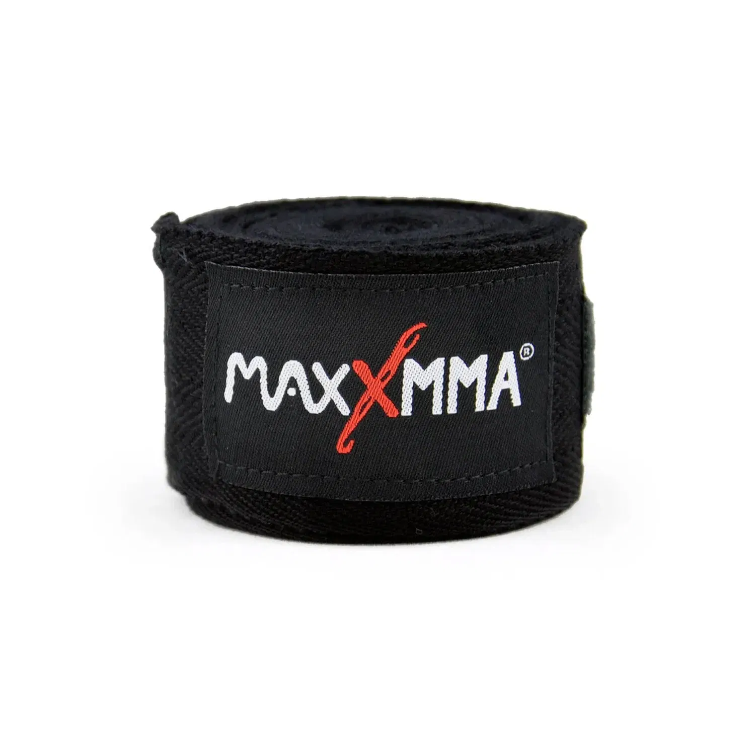 MaxxMMA Hand Wraps (55% nylon + 45% poly) - Black - 200